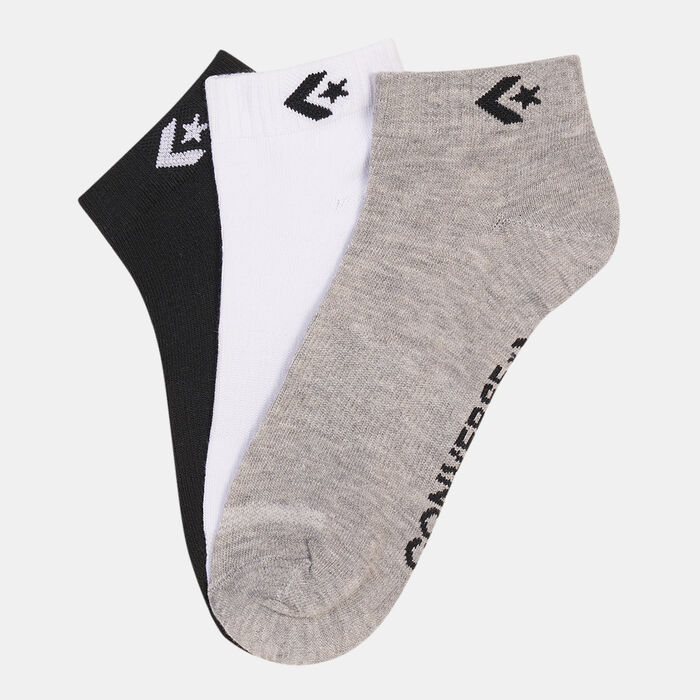 Converse Star Chevron Logo Socks (3 Pack) Multi Converse Star Chevron Logo Socks (3 Pack) Multi image number 0