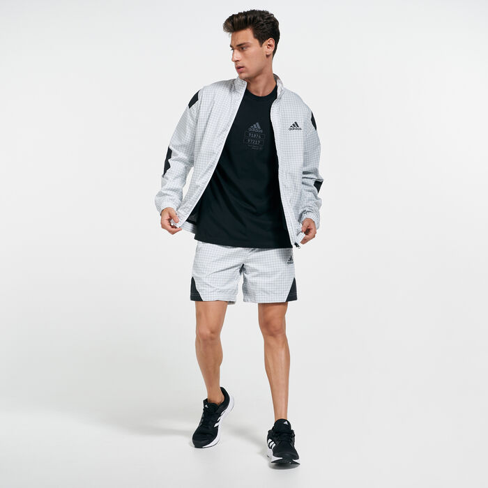 adidas Men's Sportswear Primeblue Track Jacket White adidas Men's Sportswear Primeblue Track Jacket White image number 2