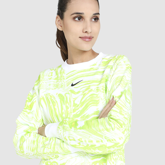 Nike Women's Sportswear Trend Sweatshirt White image number 3