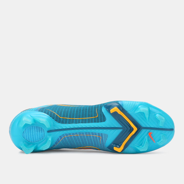 Nike Men's Vapor 14 Elite Firm Ground Football Shoe Blue Nike Men's Vapor 14 Elite Firm Ground Football Shoe Blue image number 3