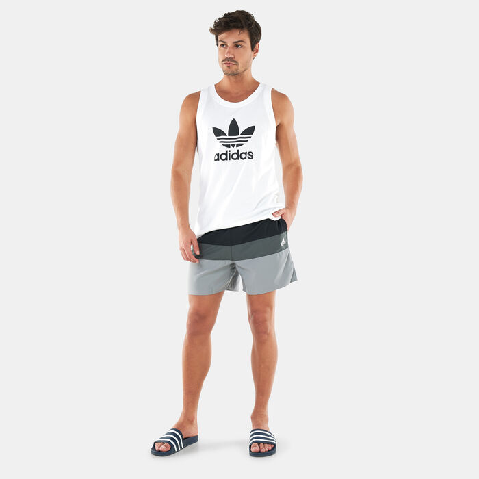 adidas Men's Short-Length Colourblock Swimming Shorts Black adidas Men's Short-Length Colourblock Swimming Shorts Black image number 2