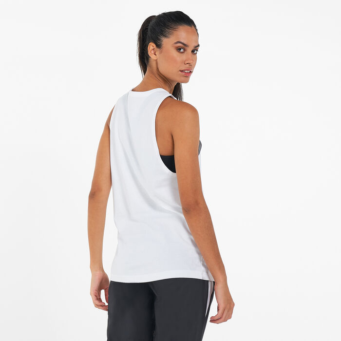 Nike Women's Sportswear Muscle Tank Top White Nike Women's Sportswear Muscle Tank Top White image number 1