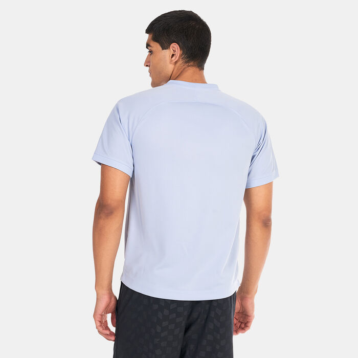 Nike Men's Dri-FIT Top Dye Wild Card T-Shirt Blue image number 1