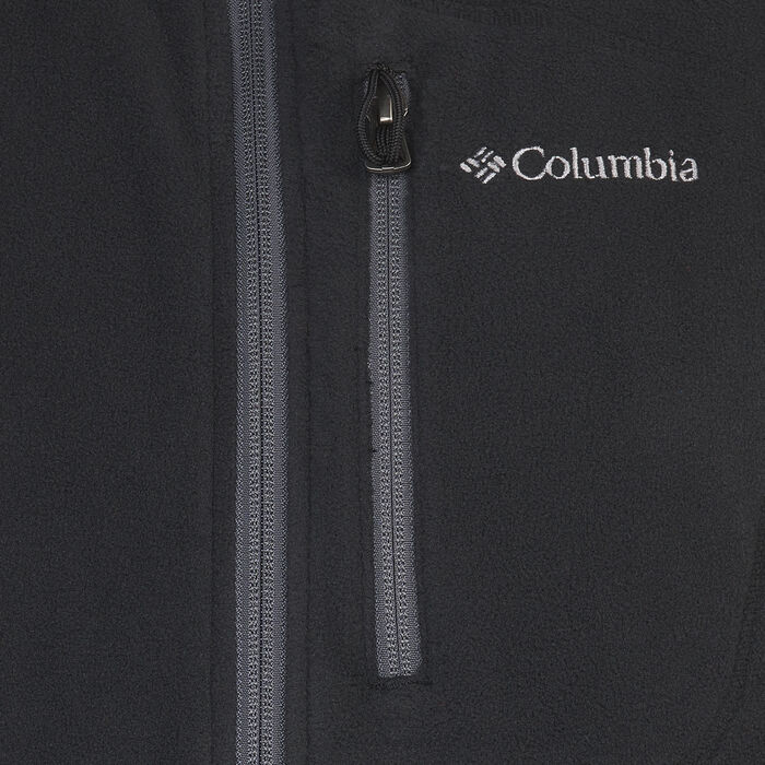 Columbia Men's Fast Trek Fleece Vest Black Columbia Men's Fast Trek Fleece Vest Black image number 4
