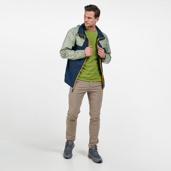 Columbia Men's Point Park™ Windbreaker Jacket Blue Columbia Men's Point Park™ Windbreaker Jacket Blue image number 2