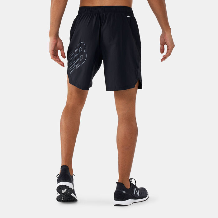 New Balance Men's Tenacity Woven 7-Inch Shorts Black image number 1