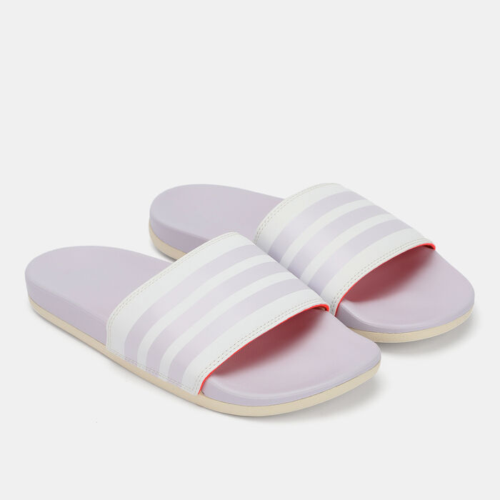adidas Women's Adilette Comfort Slides Purple adidas Women's Adilette Comfort Slides Purple image number 0