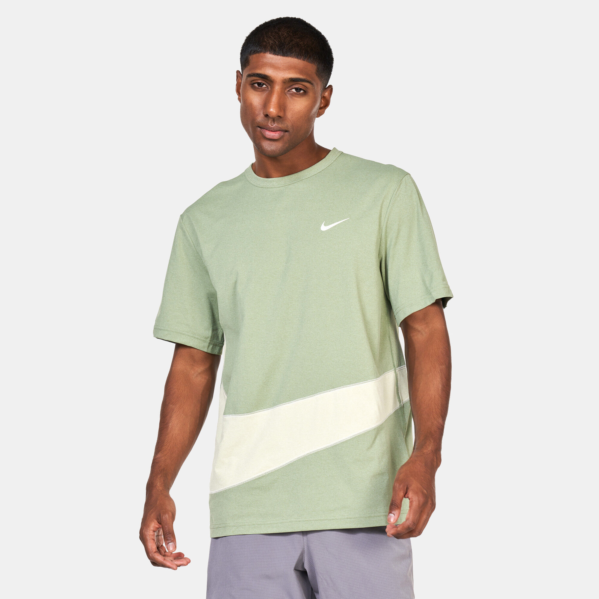 Men s Dri FIT UV Hyverse Energy Training T Shirt Green Nike in Qatar SSS