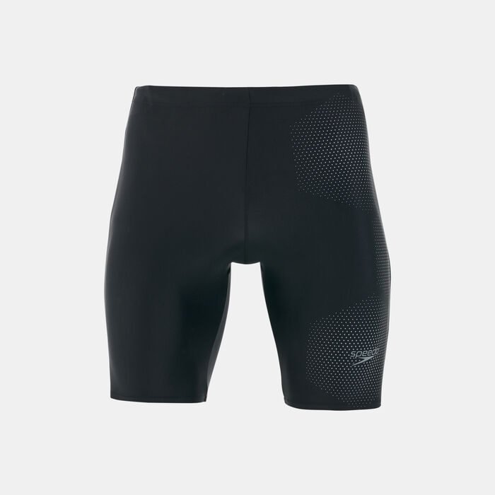 Speedo Men's Hexagonal Tech Placement Swimming Shorts Black Speedo Men's Hexagonal Tech Placement Swimming Shorts Black image number 0
