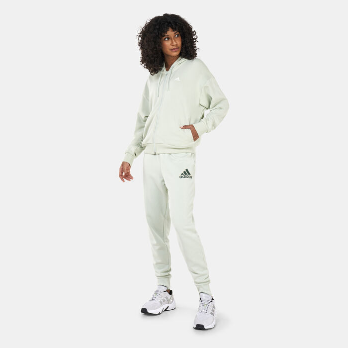 adidas Women's Essentials Logo Pants Green adidas Women's Essentials Logo Pants Green image number 2