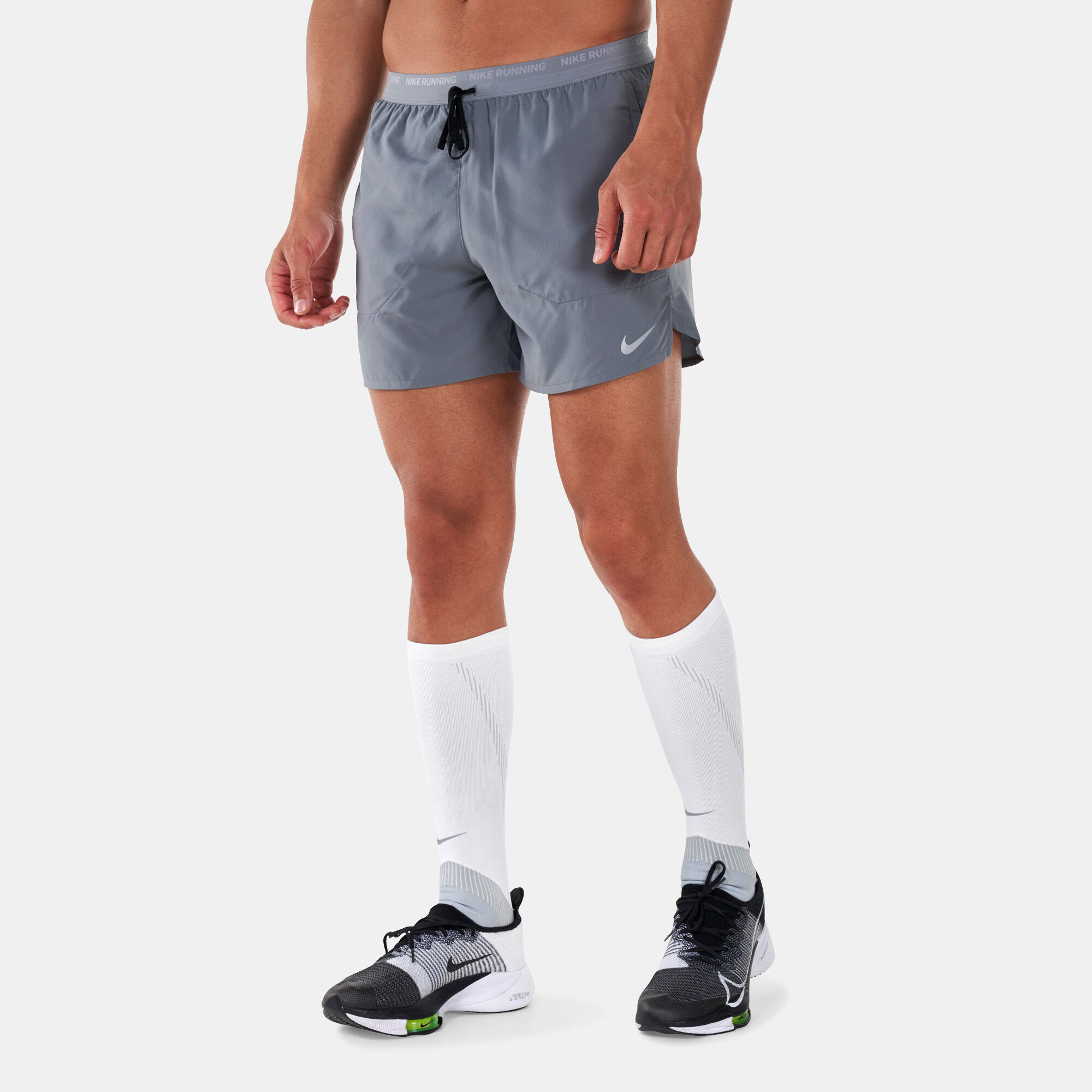 Men s Stride Dri FIT Running Shorts Grey Nike in Qatar SSS