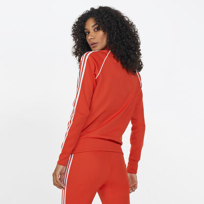 adidas Originals Women's Primeblue SST Track Jacket Red