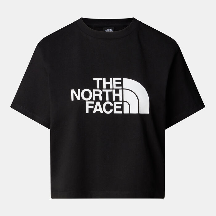 The North Face Women's Easy Crop Top Black The North Face Women's Easy Crop Top Black image number 0