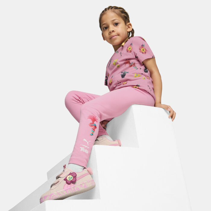 PUMA Kids' x Trolls Leggings Pink image number 2
