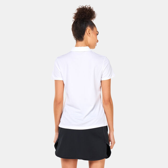 Nike Women's Dri-FIT Victory SLD Polo Shirt White Nike Women's Dri-FIT Victory SLD Polo Shirt White image number 1