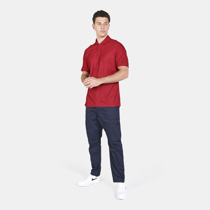 Nike Golf Men's Golf Dri-FIT ADV Tiger Woods Polo Shirt Red Nike Golf Men's Golf Dri-FIT ADV Tiger Woods Polo Shirt Red image number 2
