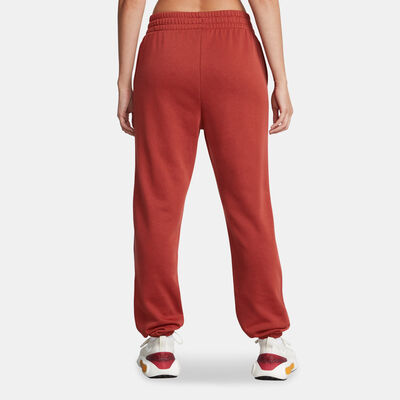 Under Armour Women's Rival Sweatpants Orange