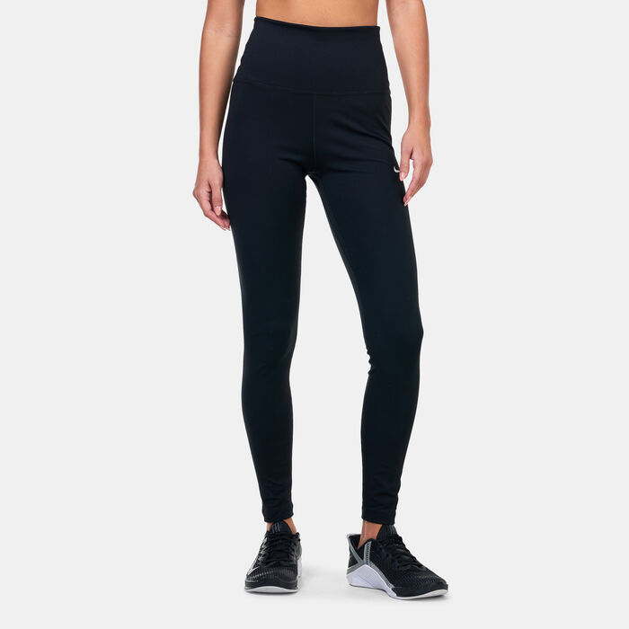Nike Women's One High-Waisted Full-Length Leggings Black Nike Women's One High-Waisted Full-Length Leggings Black image number 0