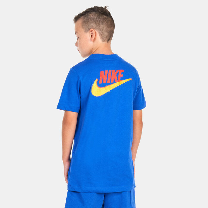 Nike Kids' Sportswear Graphic T-Shirt Blue image number 1