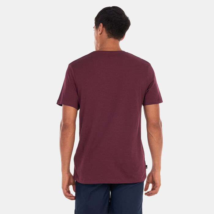 Timberland Men's Small Logo Print Logo T-Shirt Red Timberland Men's Small Logo Print Logo T-Shirt Red image number 1