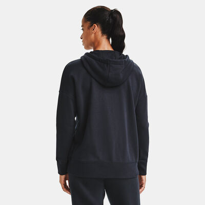 Under Armour Women's Rival Fleece Full-Zip Hoodie Black Under Armour Women's Rival Fleece Full-Zip Hoodie Black