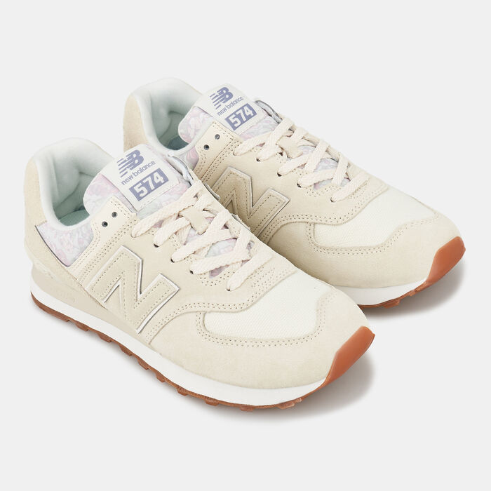 New Balance Women's 574 Shoe Beige New Balance Women's 574 Shoe Beige image number 1