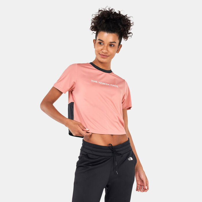 The North Face Women's Mountain Athletics T-Shirt Pink The North Face Women's Mountain Athletics T-Shirt Pink image number 0