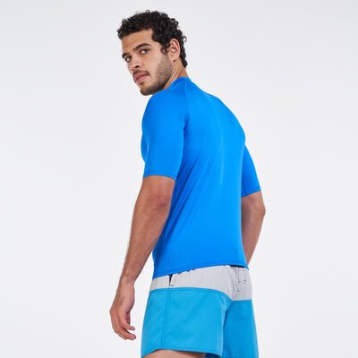 Speedo Men's Essential Rashguard Swimming T-Shirt Blue
