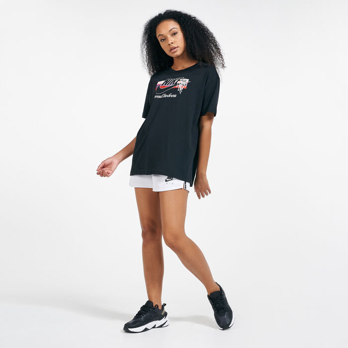 Nike Women's Sportswear Collage T-Shirt Black image number 2