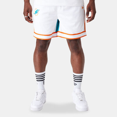 New Era Men's NFL Miami Dolphins Colourblock Shorts White