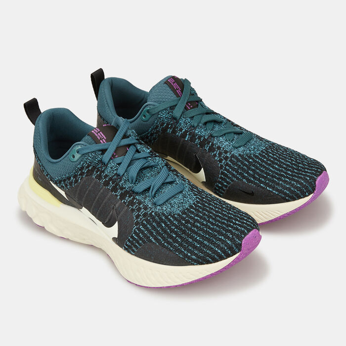 Nike Men's React Infinity 3 Road Running Shoe Green Nike Men's React Infinity 3 Road Running Shoe Green image number 2
