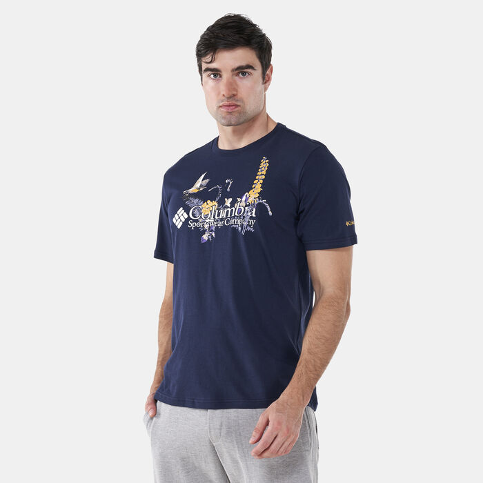 Columbia Men's Path Lake Graphic T-Shirt Blue Columbia Men's Path Lake Graphic T-Shirt Blue image number 0