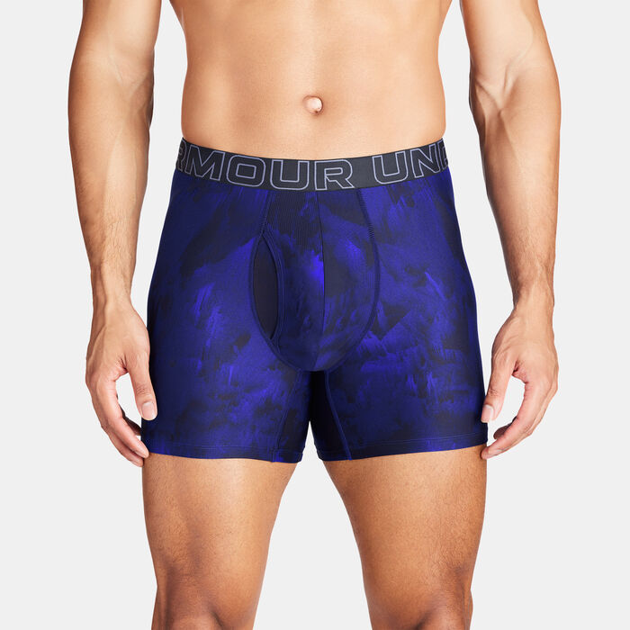 Under Armour Men's Performance Tech Boxerjock Boxers (3 Pack) Blue Under Armour Men's Performance Tech Boxerjock Boxers (3 Pack) Blue image number 0