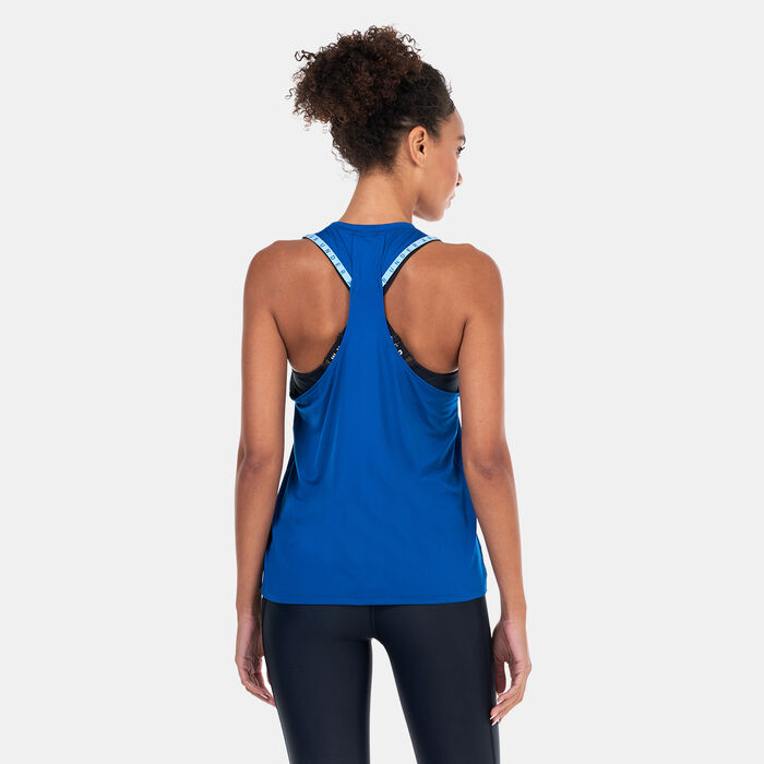Under Armour Women's Knockout Training Tank Top Blue Under Armour Women's Knockout Training Tank Top Blue image number 1