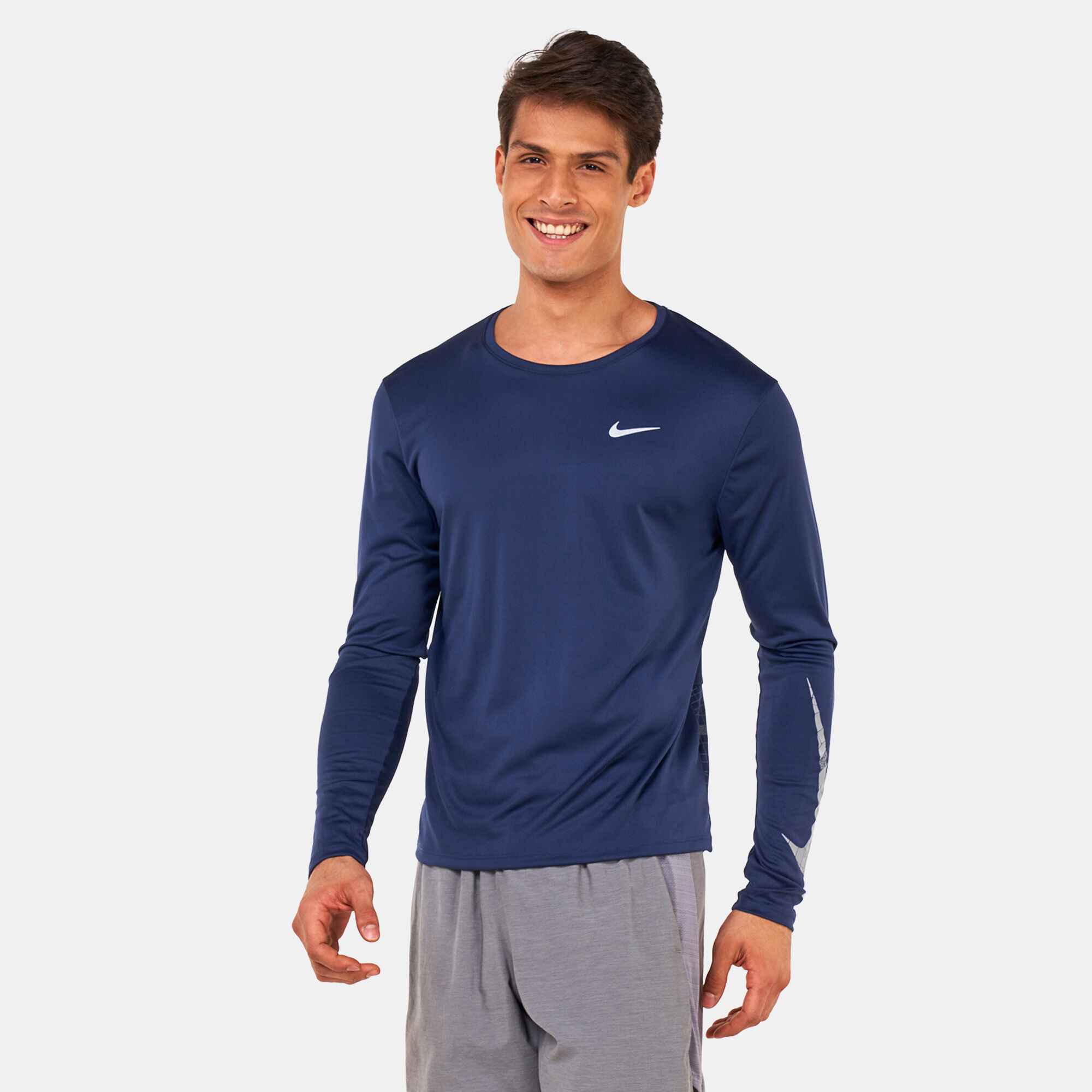Nike dri fit miler long sleeve store