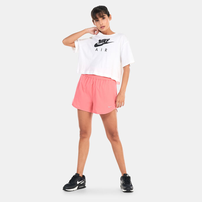 Nike Women's Dri-FIT One Ultra High-Waisted Shorts Peach image number 2