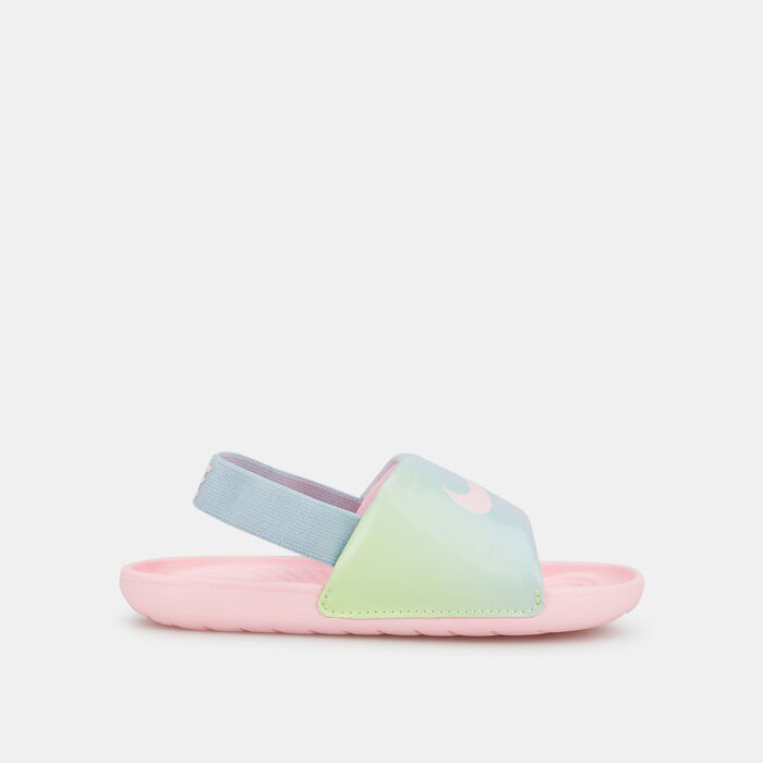 Nike Kids' Kawa SE Slides Green image number 1