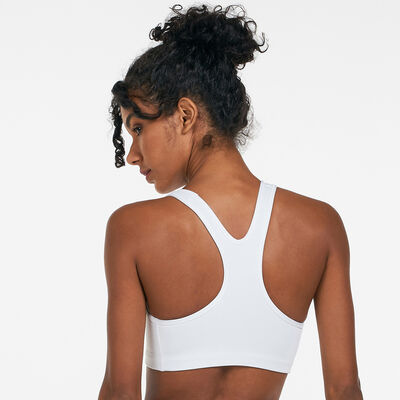 Nike Women's Swoosh Futura Sports Bra White