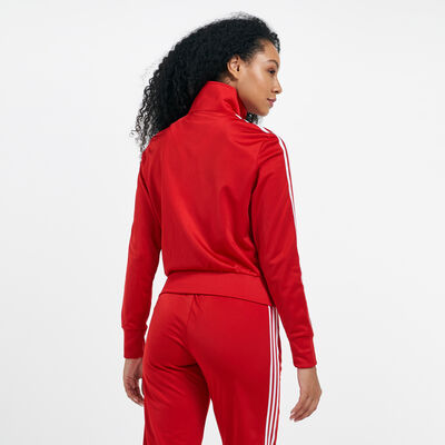 adidas Originals Women's Adicolor Classics Firebird Primeblue Track Jacket Red