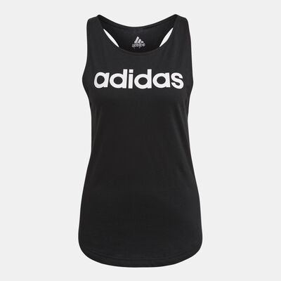 adidas Women's Essentials Loose Logo Tank Top Black adidas Women's Essentials Loose Logo Tank Top Black