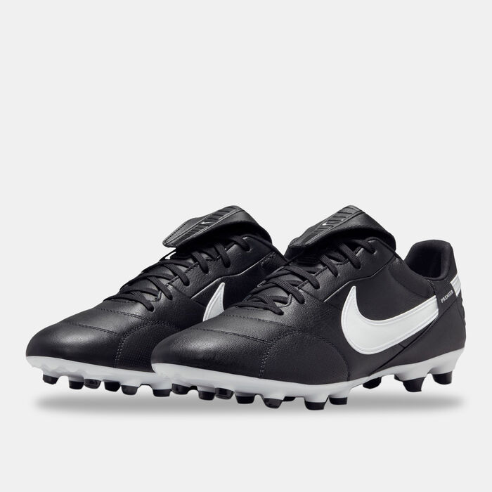 Nike Men's Premier 3 Firm Ground Football Shoes Black image number 1