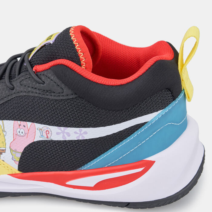 PUMA Kids' X SpongeBob Playmaker Shoe Black PUMA Kids' X SpongeBob Playmaker Shoe Black image number 5