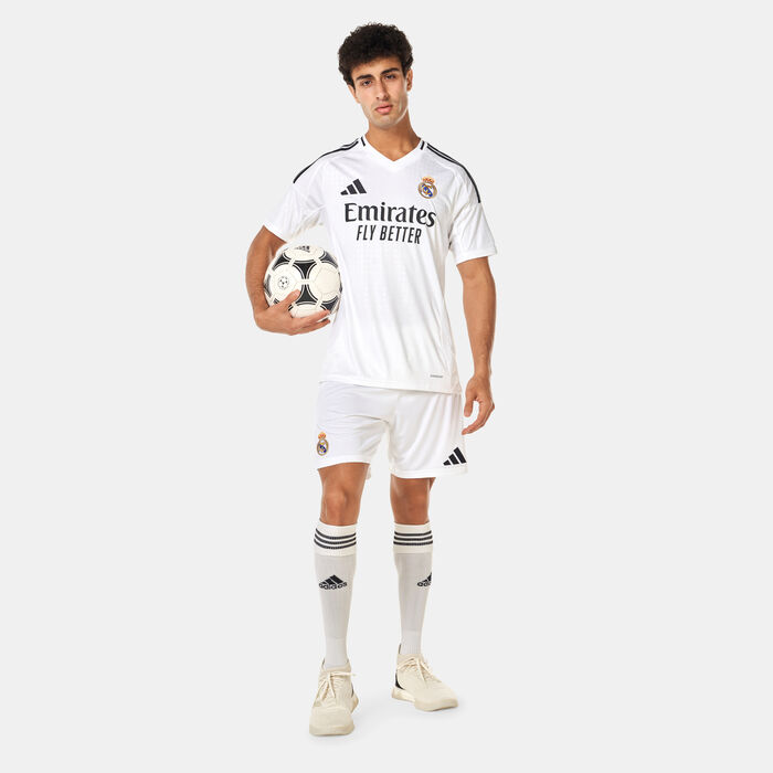 adidas Men's Real Madrid Home Football Jersey - 2024/25 White adidas Men's Real Madrid Home Football Jersey - 2024/25 White image number 2