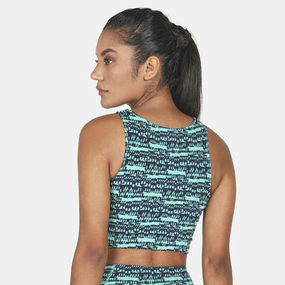 Reebok Women's MYT Cotton Sports Bra Green