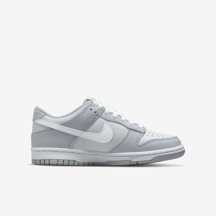 Nike Kids' Dunk Low Shoes Grey Nike Kids' Dunk Low Shoes Grey image number 2