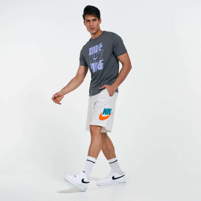 Nike Men's Sportswear Alumni Chenille Shorts Grey Nike Men's Sportswear Alumni Chenille Shorts Grey image number 2