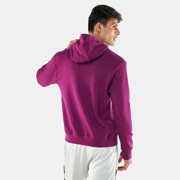 Nike Men's Sportswear Club Fleece Hoodie Red Nike Men's Sportswear Club Fleece Hoodie Red image number 1