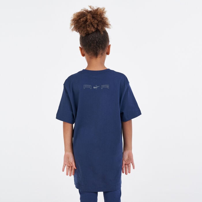 Nike Kids' Air Sportswear T-Shirt Blue Nike Kids' Air Sportswear T-Shirt Blue image number 1