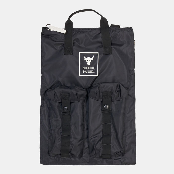 Under Armour Project Rock Gym Sack Black Under Armour Project Rock Gym Sack Black image number 0