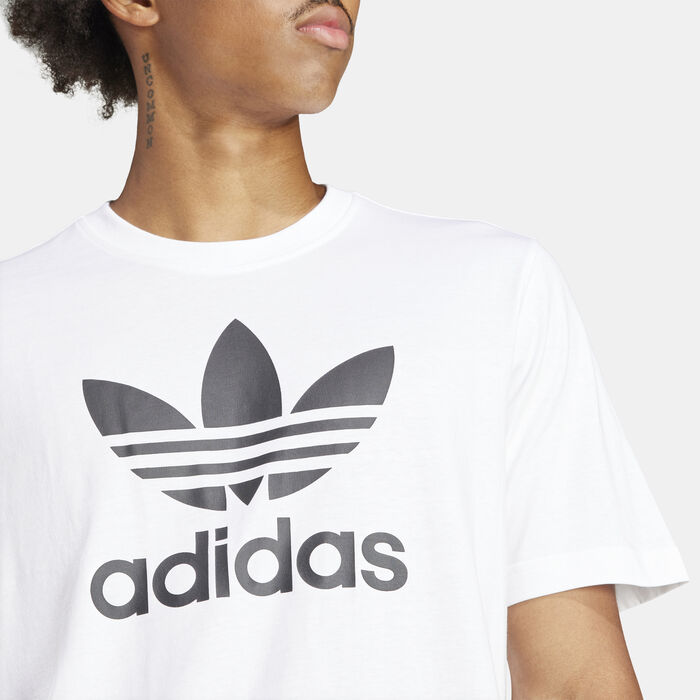 adidas Originals Men's Adicolor Trefoil T-Shirt White adidas Originals Men's Adicolor Trefoil T-Shirt White image number 3